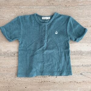 Fin & Vince Terrycloth Sailboat Top NWOT 4/5 Toddler